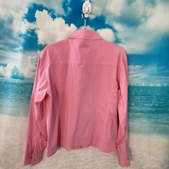 NWT:âJCCâwoman's jacketâorâshirt,âstretch'sâskittle. - Picture 3 of 5